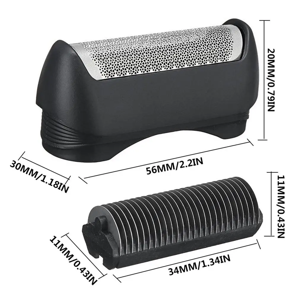 Foil Shaver Head for Braun, substituição da lâmina, ponta do cortador, ajuste para Braun 11B Series 1, 110, 120, 140, 815, 835, 5683, 5684, 5685