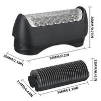 Cutter Tip Trimming Set Razor Replacement Foil Shaver Head For Braun 11B Series 1 110 120 140 815 835 5683 5684 5685 Razor