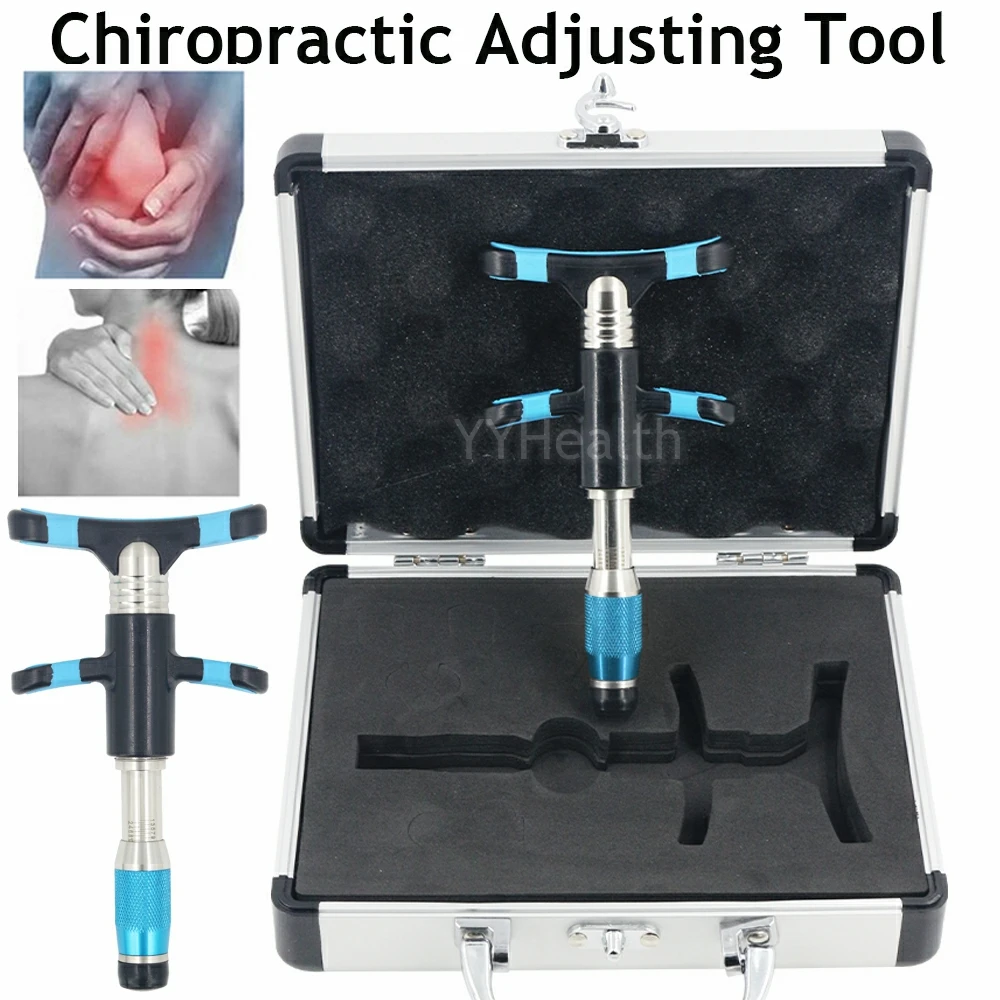 

New Chiropractic Adjusting Tool Joint Pain Relief Therapy Portable Single Head Massage Manual Gun Spine Correct Massager