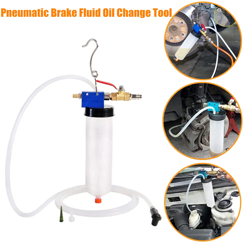 Universal Auto Brake Fluid Extractor Power Steering Oil Change Replacement Tool Brake and Clutch Fluid Drained Bleeder