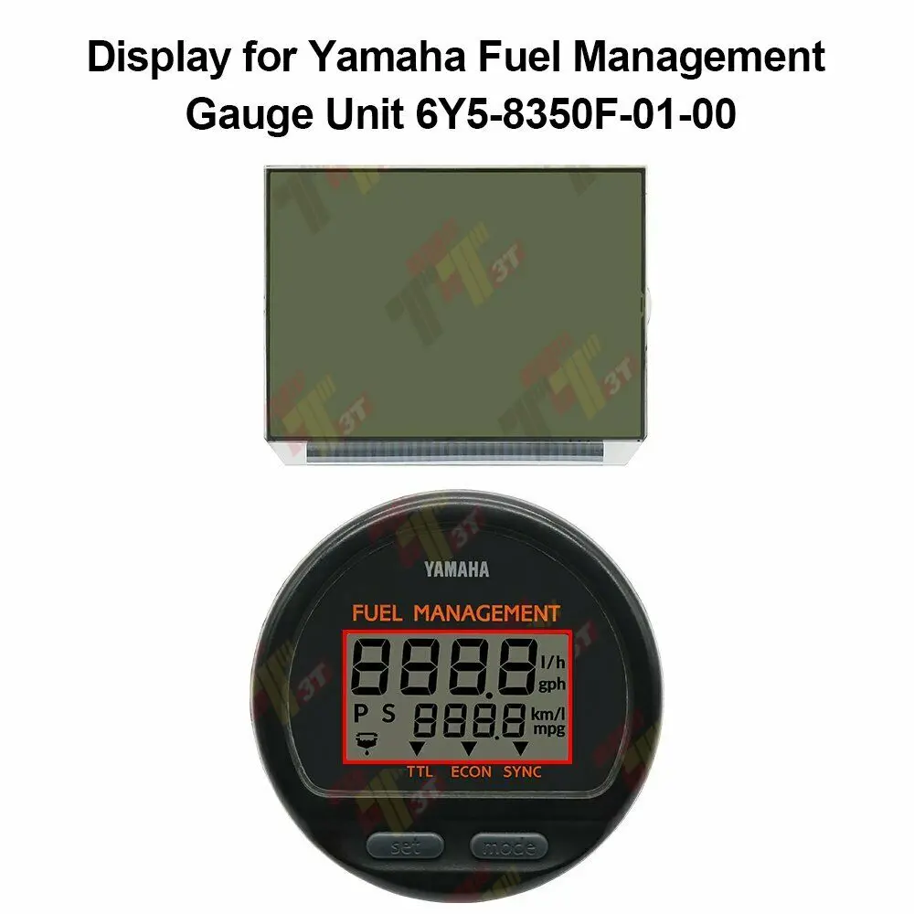 

LCD Screen Display for Yamaha Fuel Speedo Management Gauge Unit 6Y5-8350F-B0-00/6Y5-8350F-00-00/6Y5-8350F-01-00