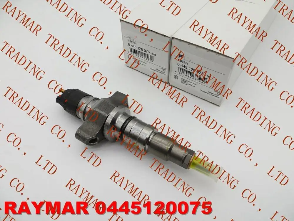 Original Common rail injector 0445120075 for IVECO 504128307, 5801382396, 2855135