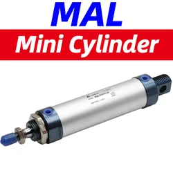 AIRTAC type pneumatic cylinders  MAL20X25CA MAL25X75CA MAL32X100CA MAL40X150-CA MAL20X50SCA MAL25X100CA MAL32X125CA MAL40X200CA