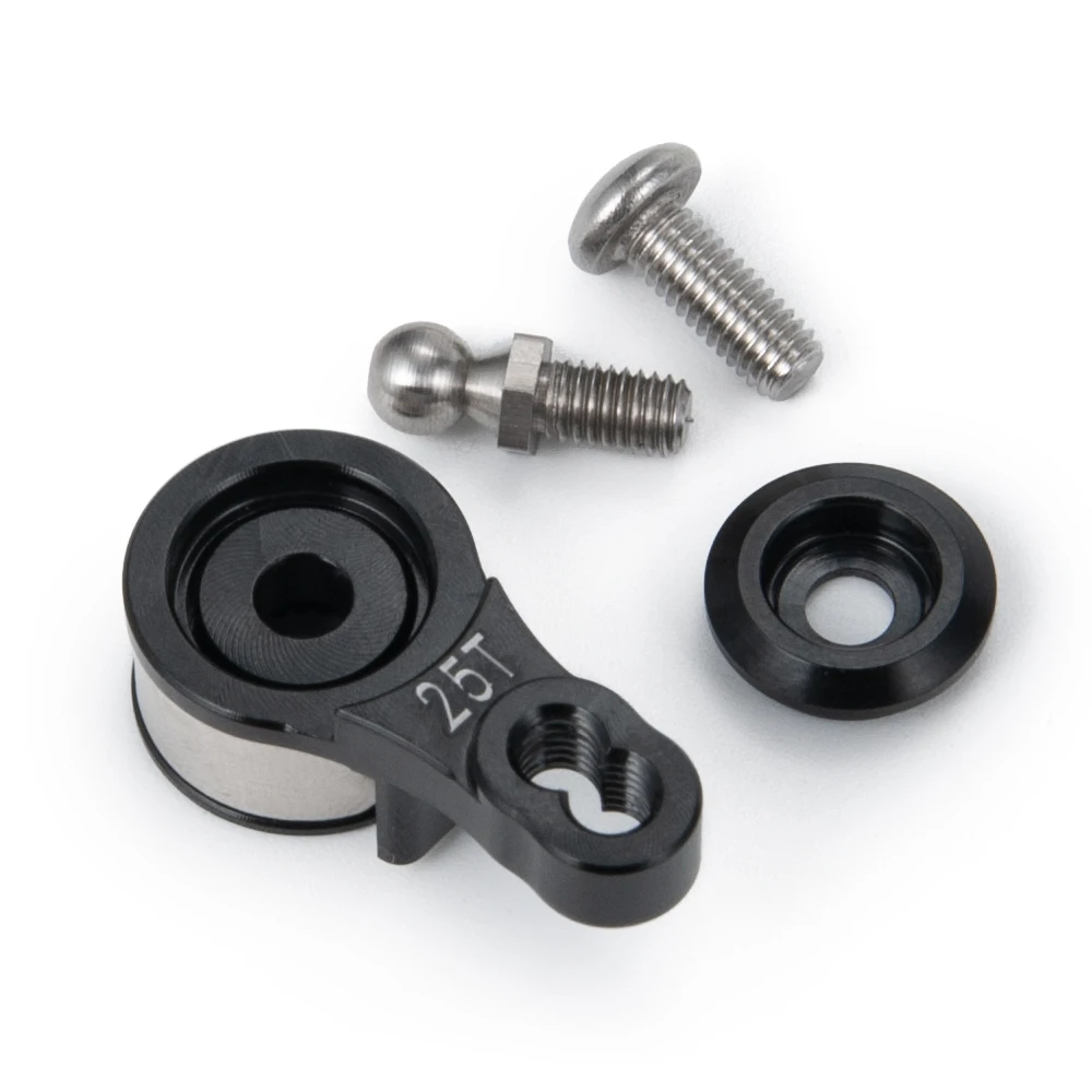 AXSPEED 25T Servo braccio in metallo regolabile in lega # A per TRX-4 TRX4 1/10 RC Rock Crawler parti di aggiornamento del modello di auto