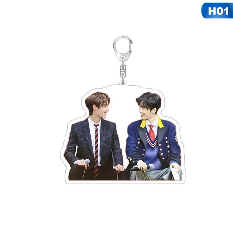 Wei WuXian Lan WangJi Xiao Zhan Wang Yibo Transparent Acrylic Keychain THE UNTAMED Key Ring Key Chain Pendants Keyring Jewelry