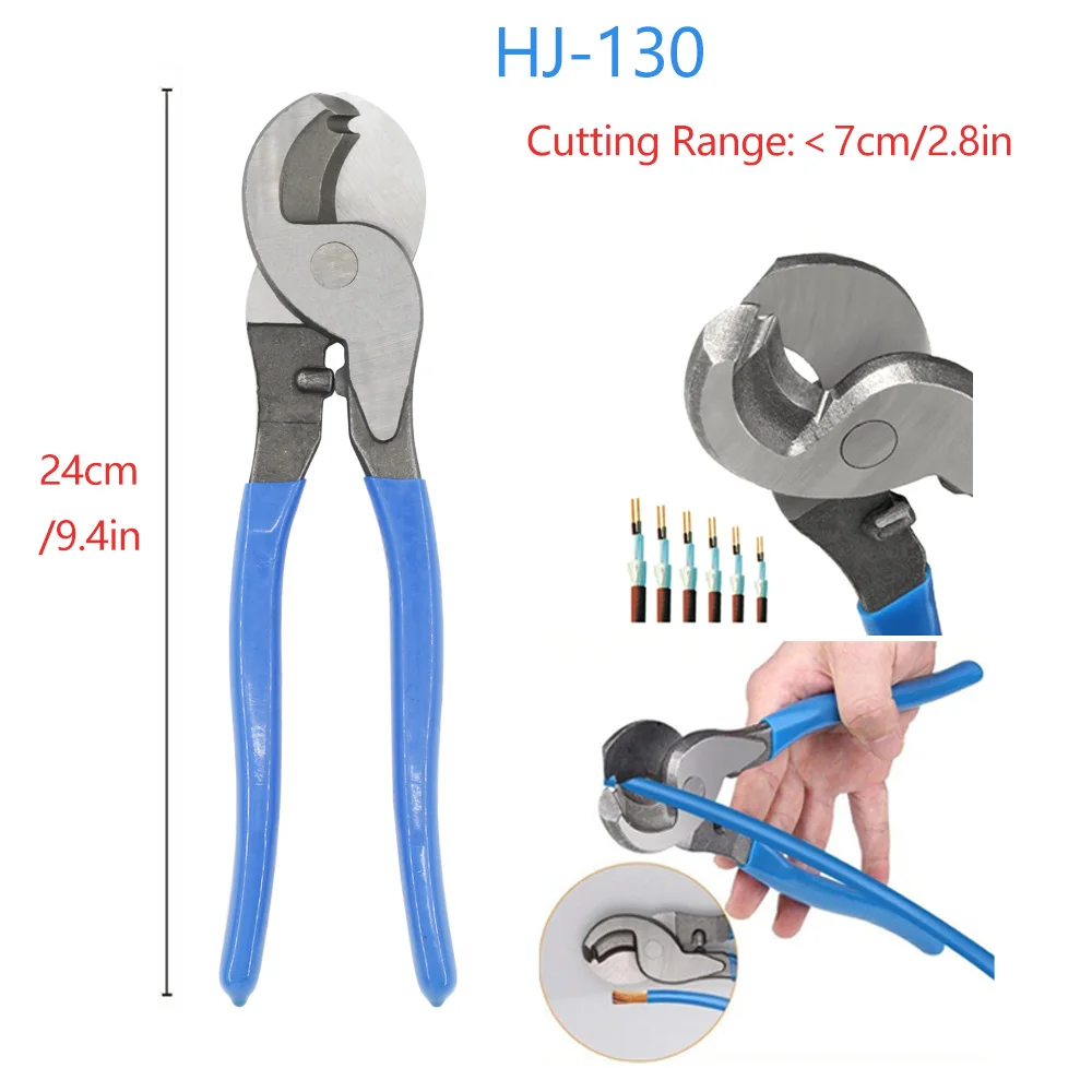 SC connector crimping tool 6-50mm Battery Cable Lug Crimping Tools Hand Electrician Pliers 22-10 Tube Terminal Crimper Plier kit