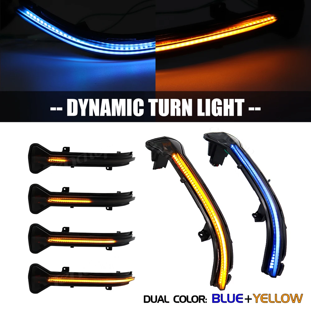 Dynamic Rearview Flashing Indicator Turn Signal Light For BMW New 5 6 7 8 Series G38 G12 G20 G30 G31 G32 G14 G15 G16  M5 F90