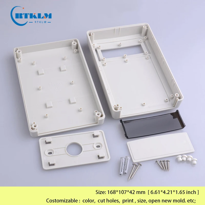 Electronics outlet case Wall mounting plastic box enclosure diy junction box abs plastic box electronic project 168*107*42mm