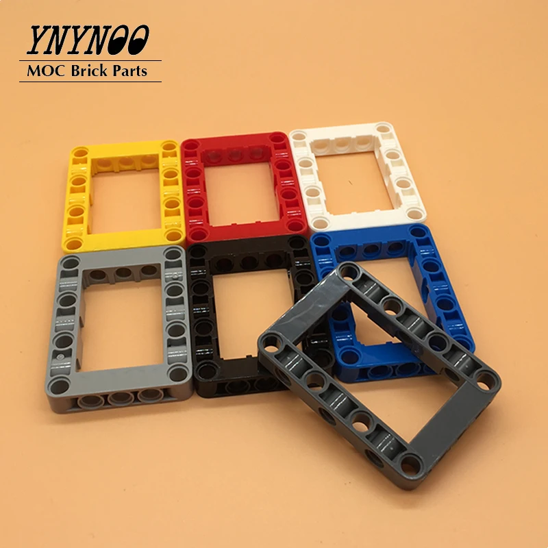 50Pcs Technical Beams Special Series Parts 64179 Beam Frame 5x7 Open Center Thick Liftarm Building Blocks Spare Bricks DIY Toys