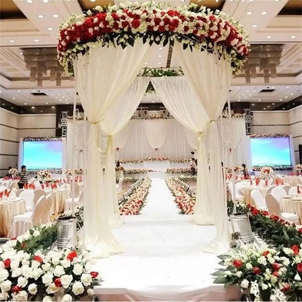 

New round Pavilion wedding ceremony Pavilion wedding props Princess pavilion round happiness Pavilion Flower Pavilion