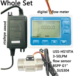 US211M Digital Water Flow Meter with SUS304 Stainless Steel G1