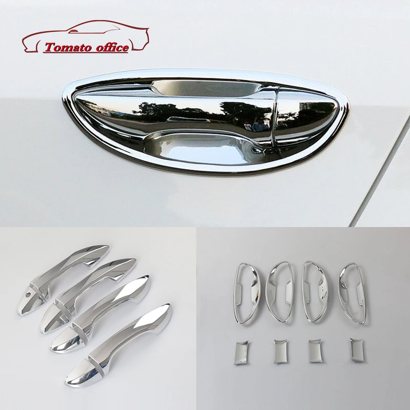 

2014-2016 for Toyota Corolla E170 ABS Chrome Car Door Protector Handles Car Door Protector Handle Bowl Cover Trim Accessories