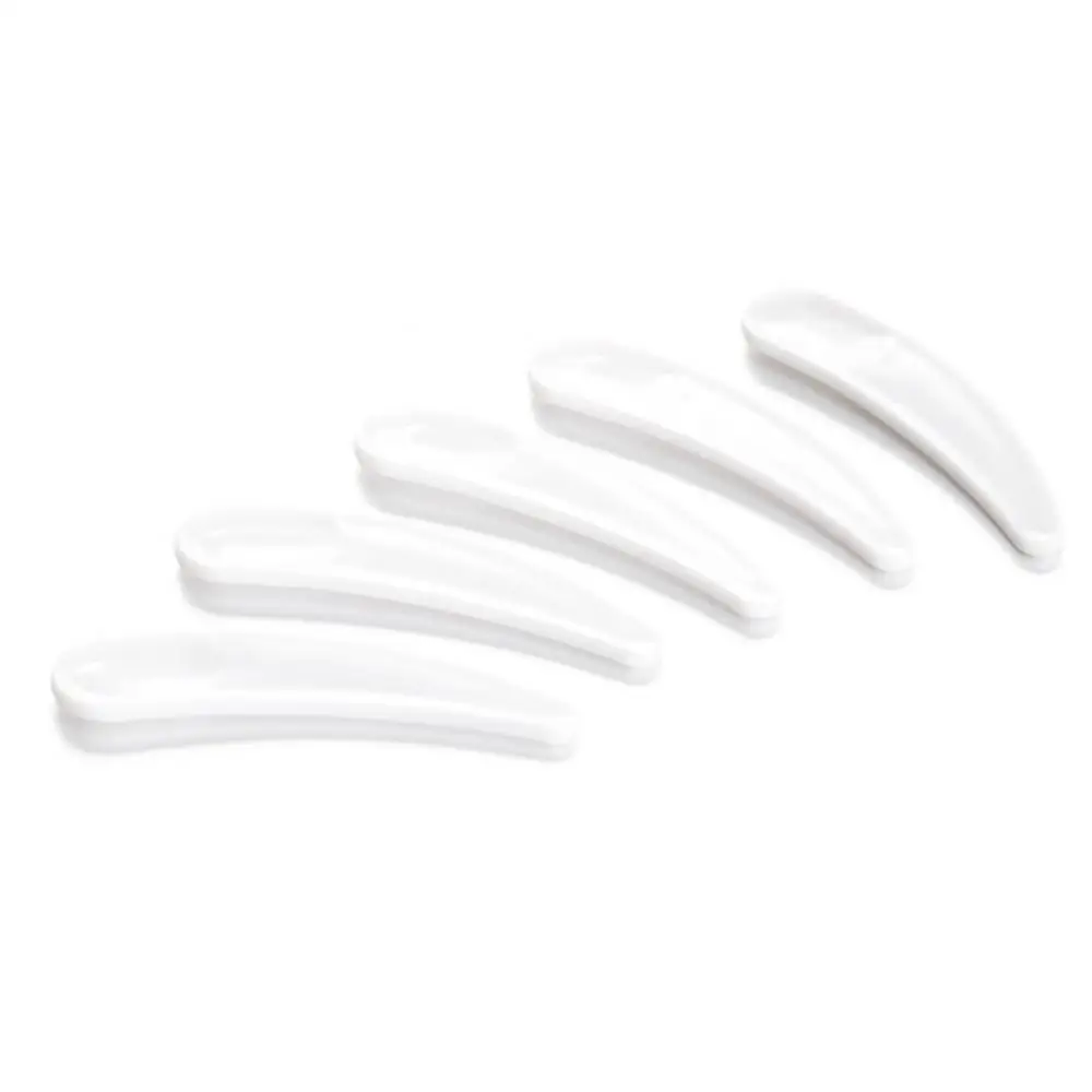 100pcs Mini Plastic Cosmetic Spatula Scoops Disposable Mask Spatula White Spoon Set Makeup Tools