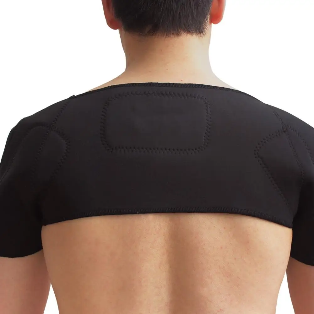 1PCS Self-heating Tourmaline Shoulder Magnetic Therapy Support Brace Belt For The Back Posture Corrector Massager