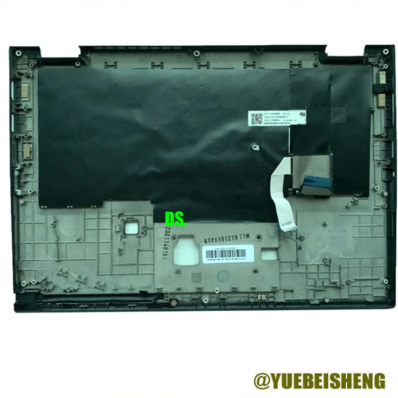 YUEBEISHENG                        95%NEW/Orig for Lenovo ThinkPad X390 Yoga palmrest US keyboard upper cover Backlight 02HL645