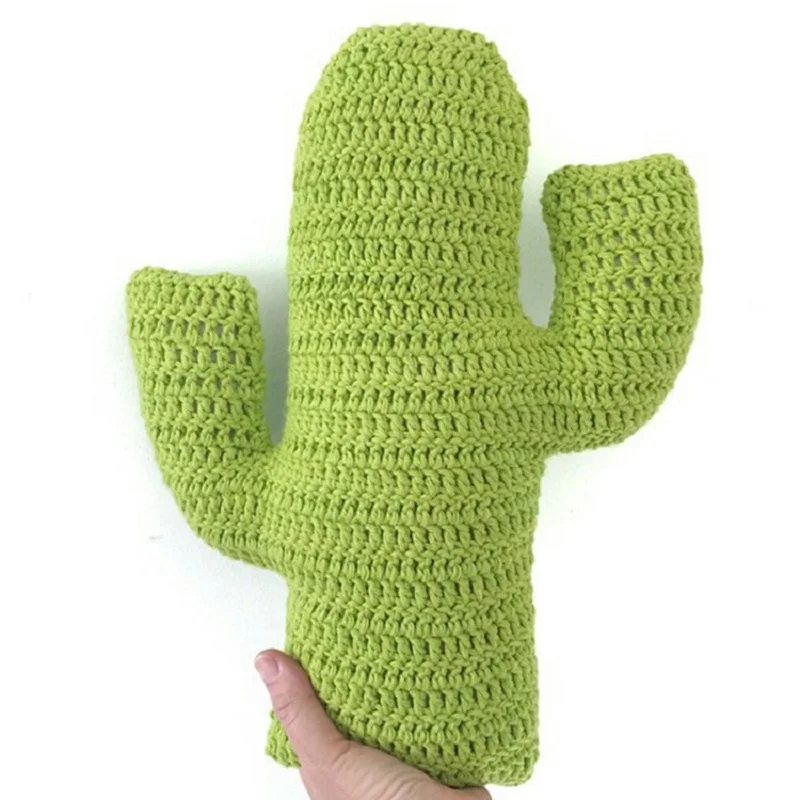 Popular style children's pillow plant hand-woven cactus children's room cartoon decorative toys