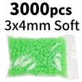 3x4mm 3000 piezas verde