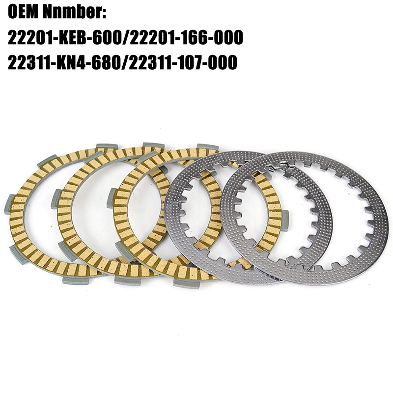 Engine Clutch Friction Disc Plate Kit For Honda CRF80F CRF 80F MB5 XL75 XL80S XL 75 80S XR75 XR80 XR80R 1979-2003 XR 75 80 80R