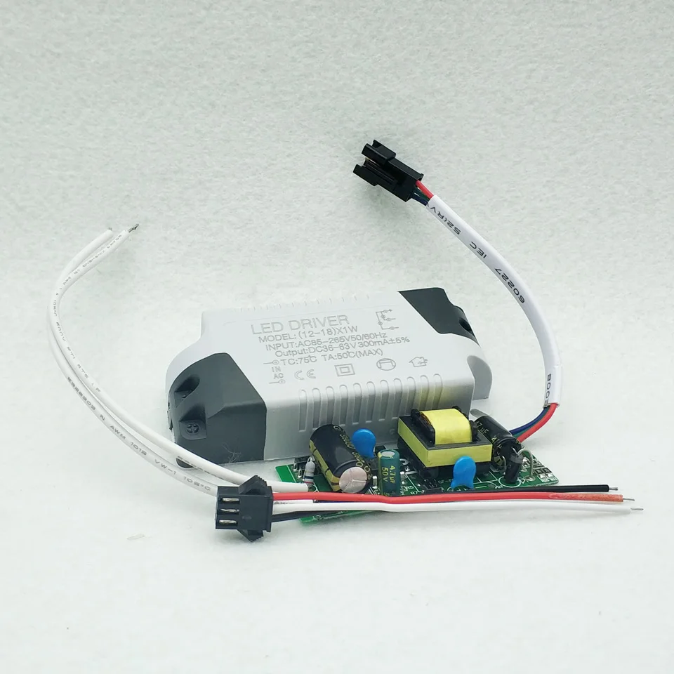 1/5pc External led driver Changeable Color Constant current light transformer 3/7/9/12/15/18/24/36W Box drive For led downlight