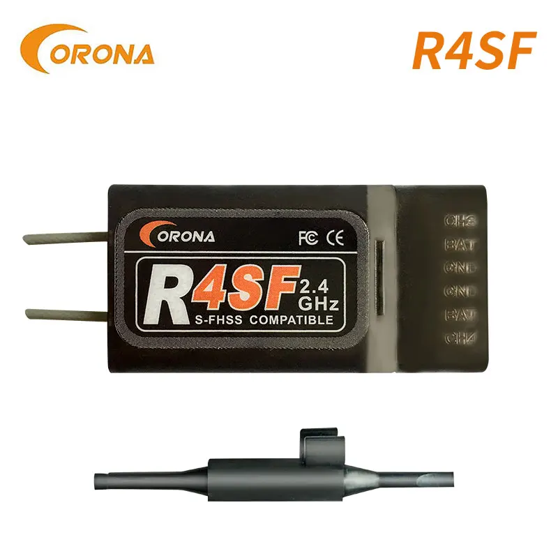 Corona 2.4G R4SF R6SF R8SF S-FHSS/FHSS Receiver Compatible FUTABA S-FHSS T6J T8J T14SG 16SZ Airplane Helicopters Car