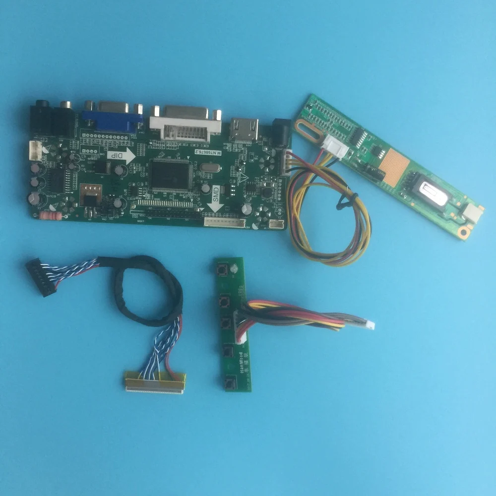 Kit para driver de tela LP154WU1-TLB1 1920x1200 1 lâmpadas lvds 30pin 15.4 "placa controladora dvi hdmi-painel de exibição de sinal compatível