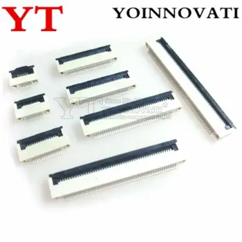 10 stücke FPC Anschluss buchse FFC 0,5 MM Clamshell Bottom Kontakt Typ 4P 6P 8P 10P 12P 14P 18P 20P 22P 24P 30P 32P 36P 40P 50P 60P