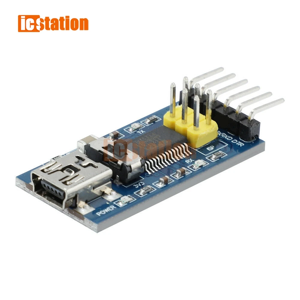 لوحة القطع الأساسية ل FTDI FT232RL USB إلى IC التسلسلي لالساخن في جميع أنحاء العالم