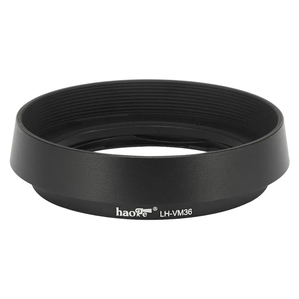 Haoge LH-VM36 Bayonet Metal Round Lens Hood for Voigtlander Nokton 35mm f/1.2 II 40mm 50mm f1.2 VM as LH-8