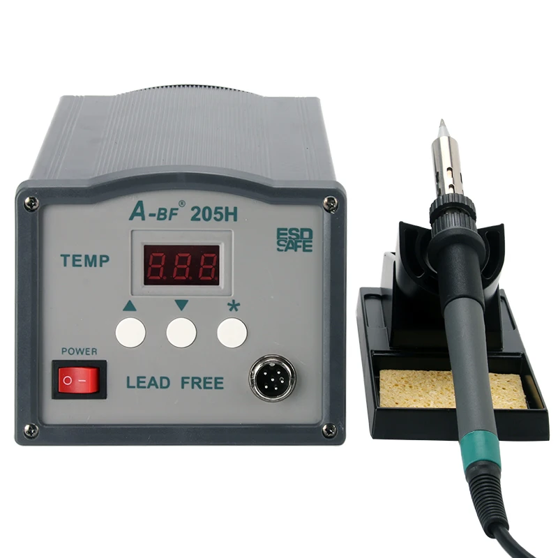 Estação de soldadura de alta frequência inteligente, estação de solda rápida atual do ferro, ferro de solda elétrico, A-BF, 205H, 150W