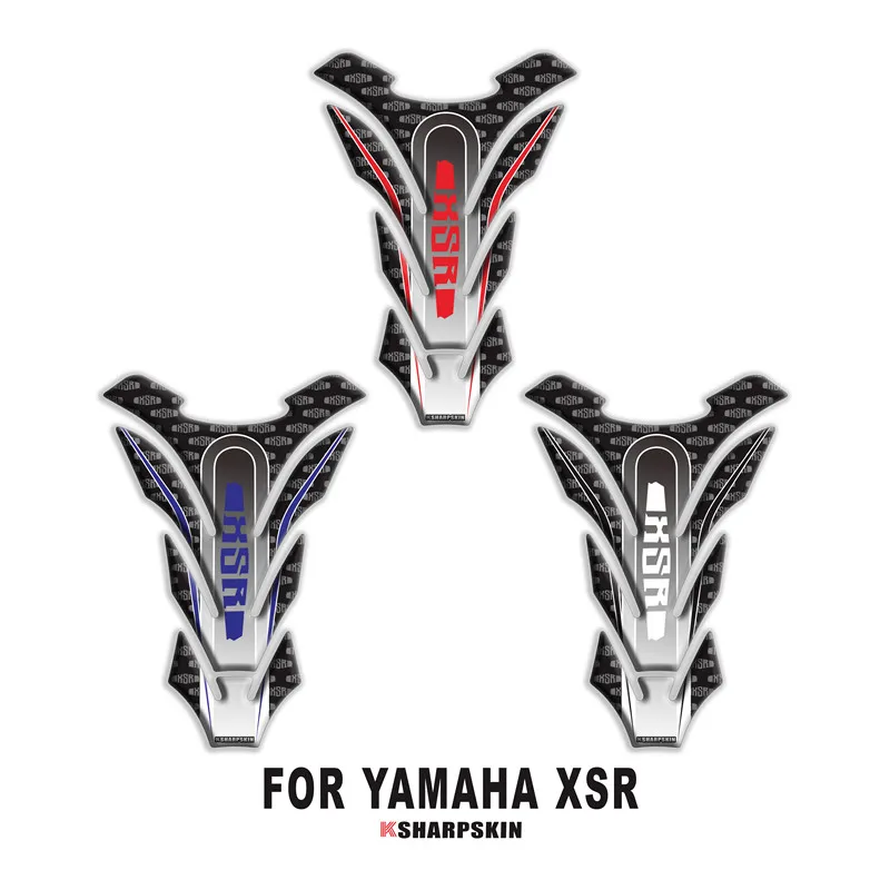 Motorcycle personality 3D fuel tank pad protective stickers  for Yamaha XSR Universal xsr 700 900 xsr900