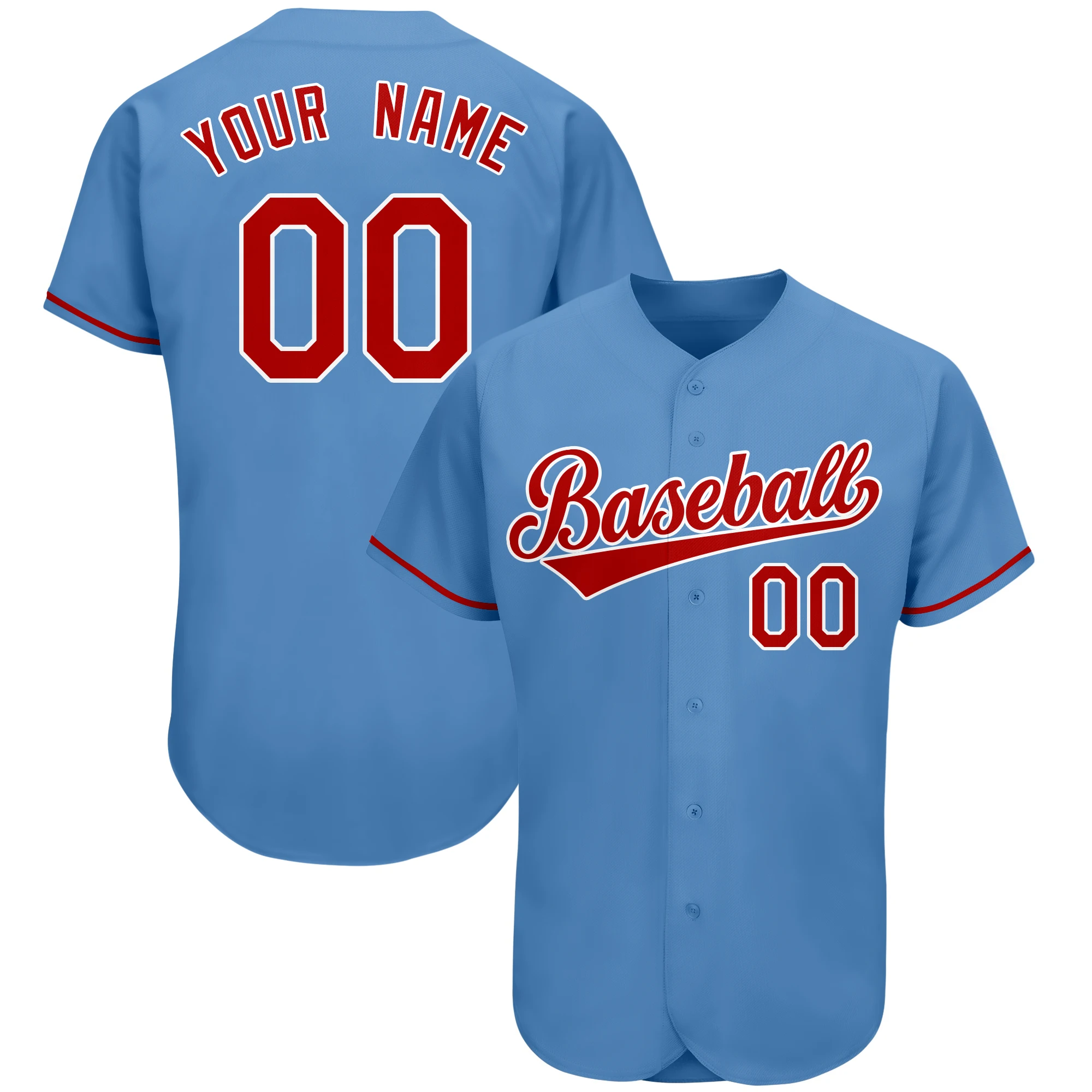 Custom Baseball Jersey Sublimation Printing Name Number Soft Shirt for Men/Women/Kid Family Day Softball Sports Training Jersey