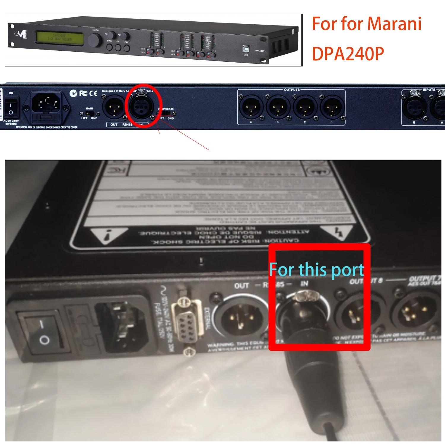 FTDI USB to 3Pin XLR DMX RS485 Serial Adapter Converter Audio Management System Speaker Cable For XTA DP448 Marani DPA240P