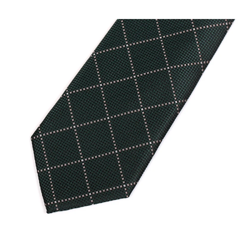 Cravate classique à carreaux pour hommes, 7CM, haute qualité, pour costume d'affaires, idéal pour fête, mariage, travail, cadeau