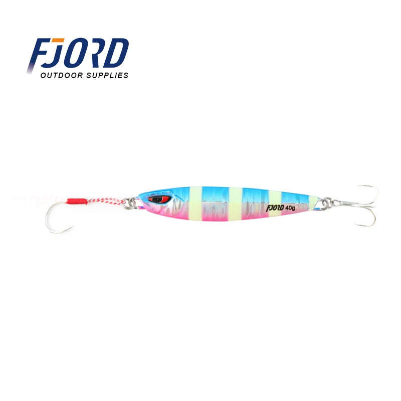 FJORD 40G 20G 30G 60G Hard Metal Jiging Spoon Fishing Lure Artificial Shore Casting Sinking Lead Bait Sea Bass Fishing Tackle