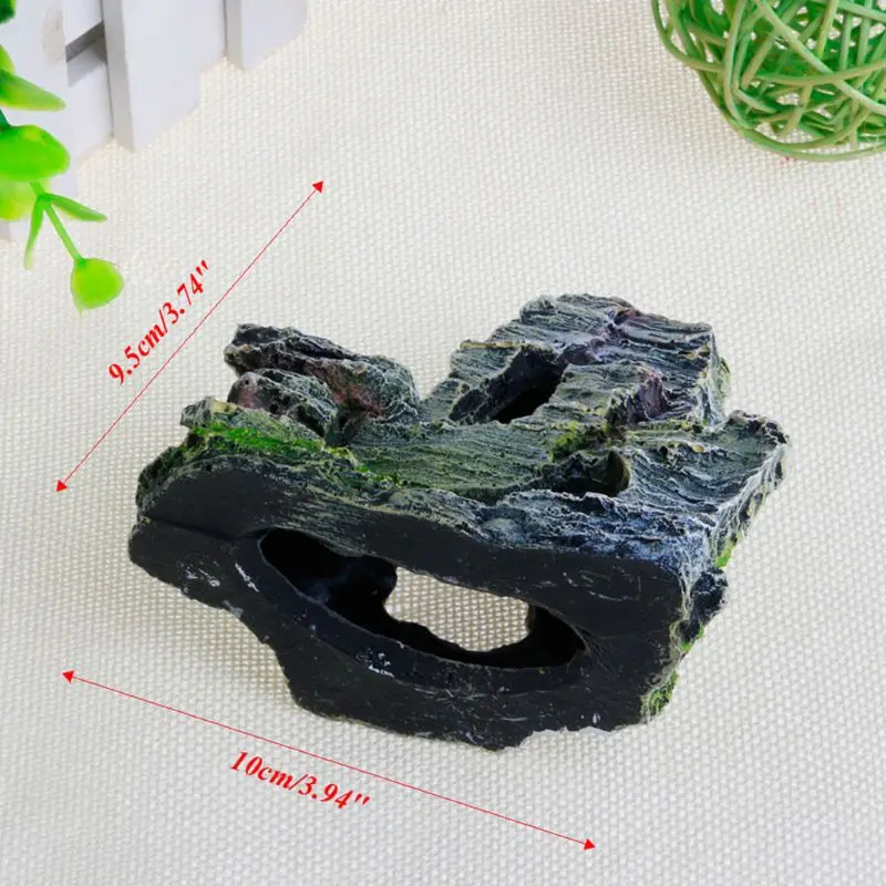 Acquario Rockery Mountain View Rock Cave Stone Tree Fish Tank Ornament Decoration accessori per acquari