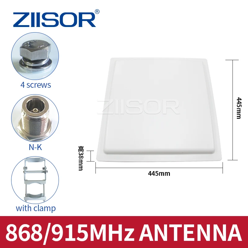 LoRa 868 MHz Panel Antenna Directional 915 MHz Antennas for RFID Reader 900 MHz Long Range Antenna for Lorawan High Gain Aerial