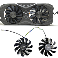 2PCS 95mm GAA8S2U 42MM 4Pin Cooler Fan For ZOTAC GTX 1070 1080 Ti GTX 1070Ti 1080Ti AMP Edition Graphics Card Cooling Fan