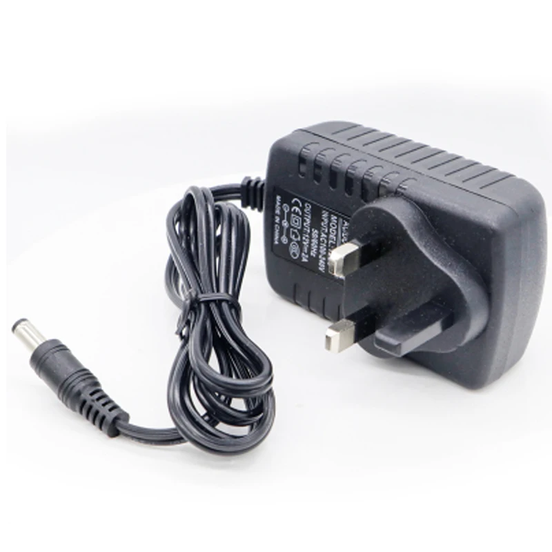 24V UK DC power adaptor 12V 2A Switching adapter 15V 9V 18V 2A AC Power supply 12V 3A transformer charger 5.5*2.5MM 1M