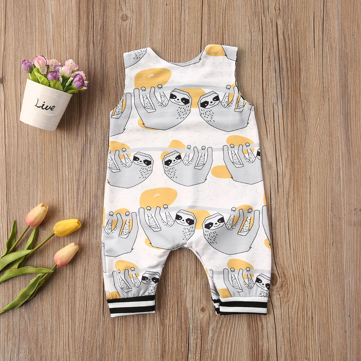Cartoon Cotton Baby Romper 2