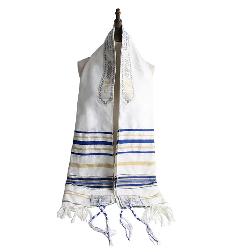 Tallit Prayer Scarf Messianic Jewish Talit Talis Bag Prayer Shawl 50x180cm