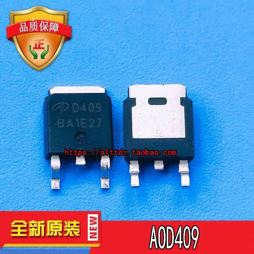 1pcs New Original AOD409 D409 TO-252 P channel MOS field effect transistor 26A 60V