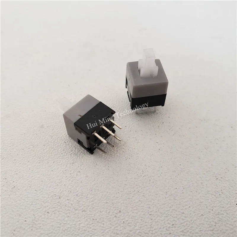 150pcs Push button switch 8.5*8.5mm 6P self reset self-locking lock switch self-locking button for led control board DIY