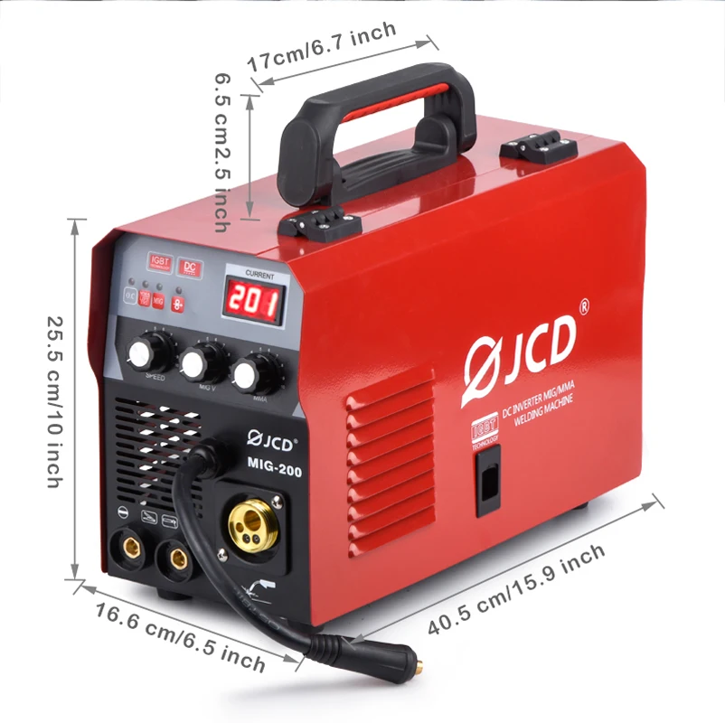 Arc/Mig Electric Welding Machine 220v Dc Inverter Igbt Mma Home Diy WelderMachine For Welding Working Soldadora MaquinaDe Soldar