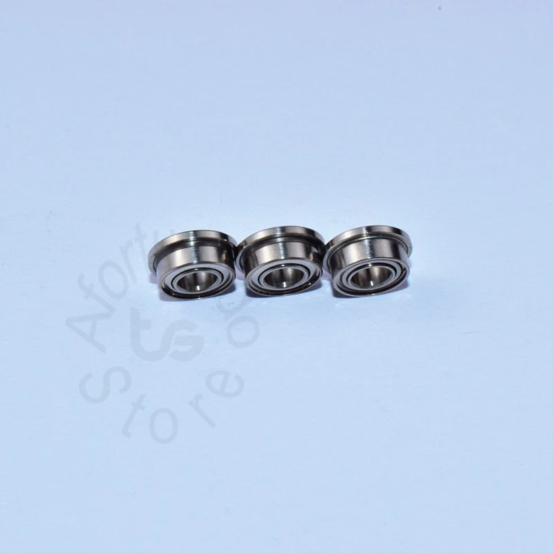 FR144 FR144ZZ  R144 3.175*6.35*7.518*2.78*0.787(mm) 10pieces bearing Flange bearings FR144ZZ chrome steel bearing