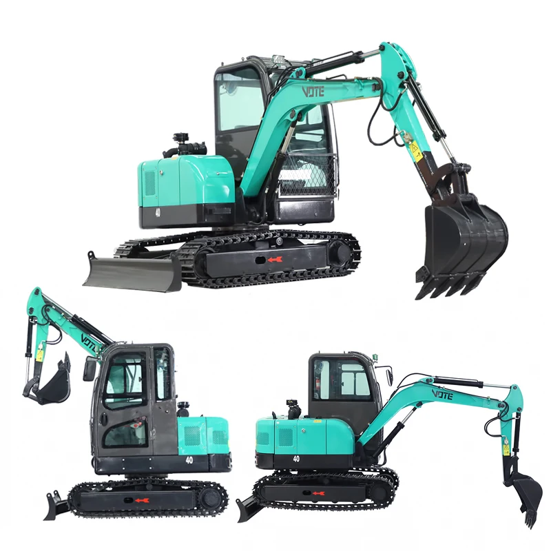 Trung Quốc Micro Xe đào đất mini 4 tôn mini Đa Năng máy đào Thủy Lực Tomica Tư Nhân vườn cây ăn trái