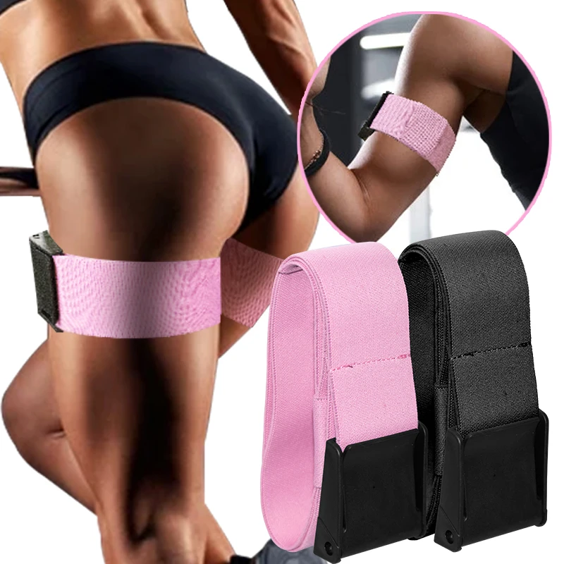 Bandas de Resistência Elástica para Exercício, BFR Oclusão Wraps, BF Leg Blaster, Restrição do Fluxo Sanguíneo, Fitness, BFR