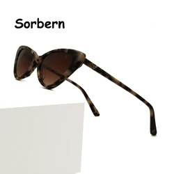 Vintage Acetate okulary przeciwsłoneczne Cat Eye kobiety mała ramka okulary przeciwsłoneczne dla pań UV400 lustrzane odcienie białe okulary żółwia