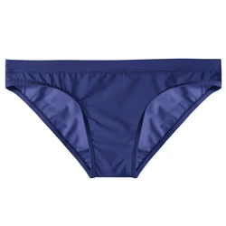 Bikini translúcido de seda de hielo de cintura baja para hombre, calzoncillos transpirables ajustados, bañadores de natación, ropa de playa, Bikini de Surf