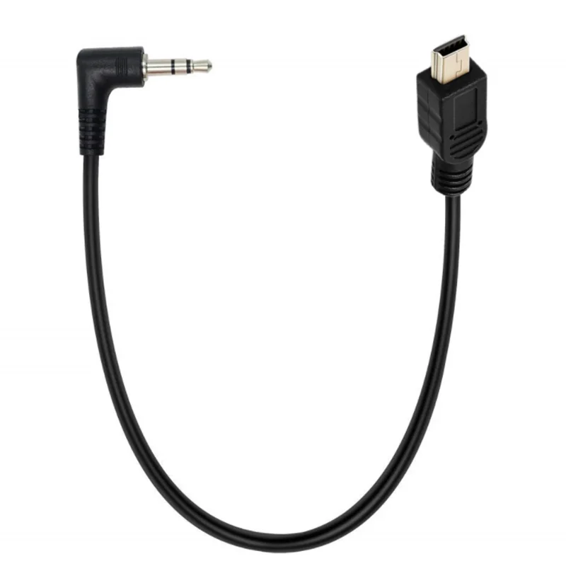 0.3m Micro USB Mini USB to 90 Degree Elbow 3.5mm Audio Cable Connector for V8 Live Microphone Headset Plug Phone Audio Cable