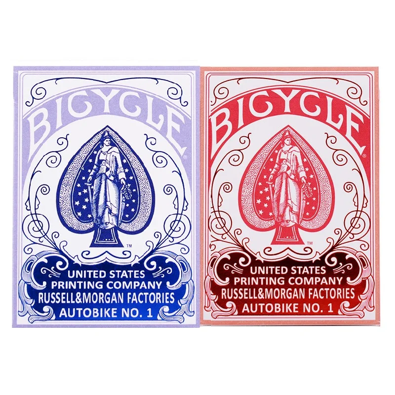 

Bicycle AUTOBIKE No.1 Playing Cards Blue/Red Retro Deck USPCC Collectable Poker Magic Card Games Magic Tricks Props